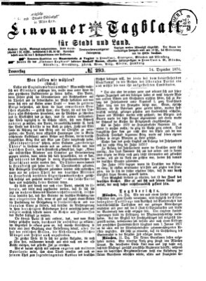 Lindauer Tagblatt für Stadt und Land Donnerstag 14. Dezember 1876