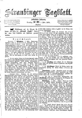 Straubinger Tagblatt Samstag 5. Februar 1876