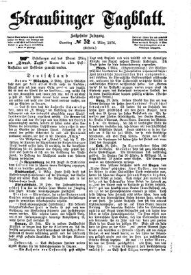 Straubinger Tagblatt Samstag 4. März 1876