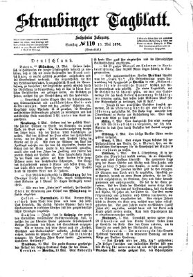 Straubinger Tagblatt Samstag 13. Mai 1876