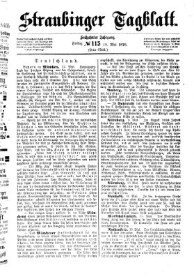 Straubinger Tagblatt Freitag 19. Mai 1876