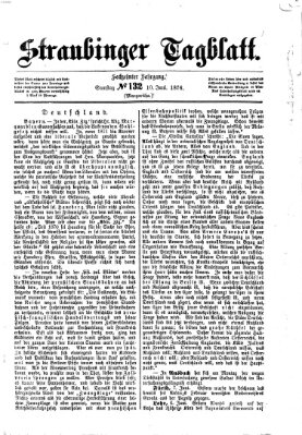 Straubinger Tagblatt Samstag 10. Juni 1876