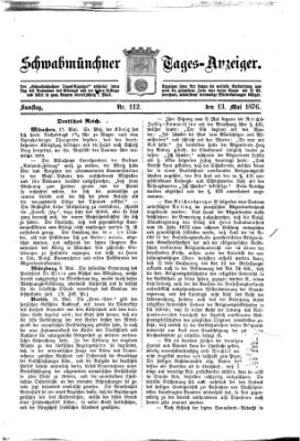 Schwabmünchner Tages-Anzeiger Samstag 13. Mai 1876