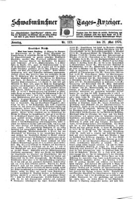 Schwabmünchner Tages-Anzeiger Sonntag 21. Mai 1876