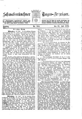 Schwabmünchner Tages-Anzeiger Sonntag 16. Juli 1876