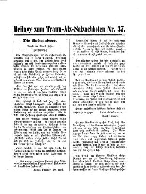 Traun-Alz-Salzachbote Dienstag 9. Juni 1874