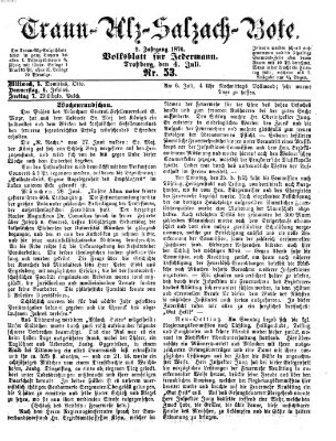 Traun-Alz-Salzachbote Dienstag 4. Juli 1876