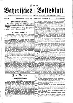 Neues bayerisches Volksblatt Freitag 7. Januar 1876