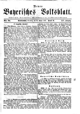 Neues bayerisches Volksblatt Dienstag 25. Januar 1876