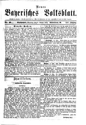 Neues bayerisches Volksblatt Montag 14. Februar 1876