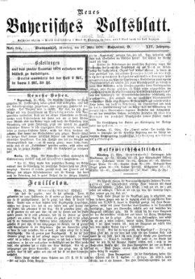 Neues bayerisches Volksblatt Montag 27. März 1876