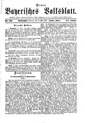 Neues bayerisches Volksblatt Montag 15. Mai 1876