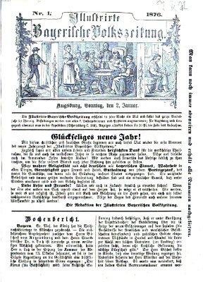 Illustrirte bayerische Volkszeitung Sonntag 2. Januar 1876