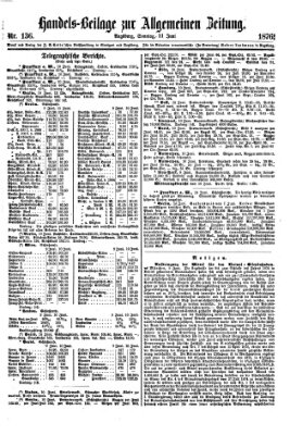 Allgemeine Zeitung. Handelsbeilage (Allgemeine Zeitung) Sonntag 11. Juni 1876