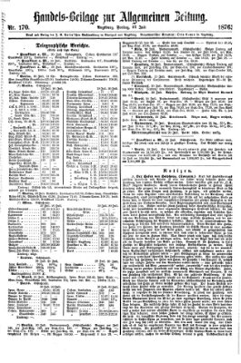 Allgemeine Zeitung. Handelsbeilage (Allgemeine Zeitung) Freitag 21. Juli 1876