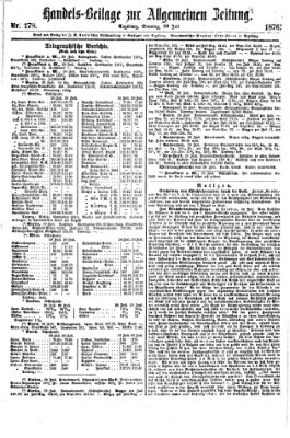 Allgemeine Zeitung. Handelsbeilage (Allgemeine Zeitung) Sonntag 30. Juli 1876