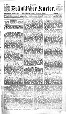 Fränkischer Kurier Dienstag 4. Januar 1876