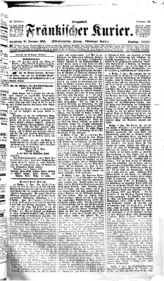 Fränkischer Kurier Dienstag 11. Januar 1876