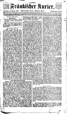 Fränkischer Kurier Donnerstag 13. Januar 1876