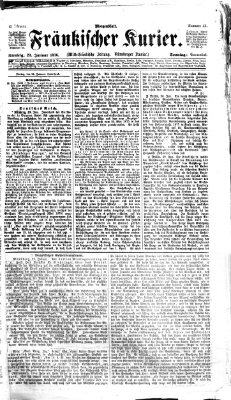 Fränkischer Kurier Sonntag 23. Januar 1876