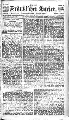 Fränkischer Kurier Dienstag 8. Februar 1876