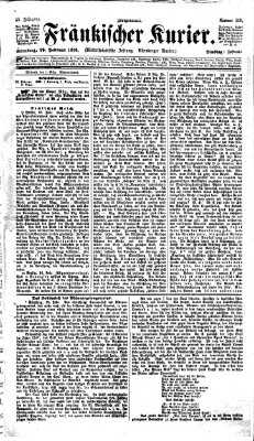 Fränkischer Kurier Dienstag 29. Februar 1876