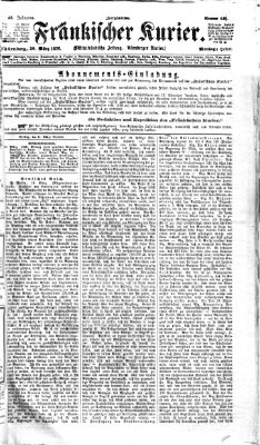 Fränkischer Kurier Montag 20. März 1876