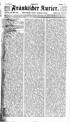 Fränkischer Kurier Donnerstag 13. Juli 1876