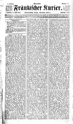 Fränkischer Kurier Montag 17. Juli 1876