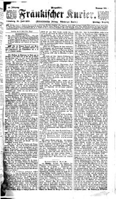 Fränkischer Kurier Freitag 21. Juli 1876