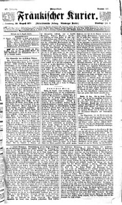 Fränkischer Kurier Dienstag 29. August 1876