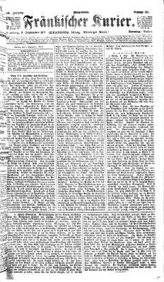 Fränkischer Kurier Sonntag 3. September 1876