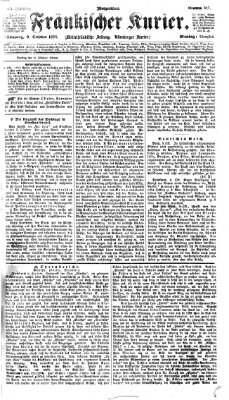 Fränkischer Kurier Montag 9. Oktober 1876