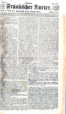 Fränkischer Kurier Dienstag 31. Oktober 1876