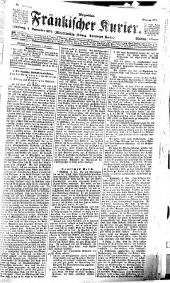 Fränkischer Kurier Dienstag 7. November 1876