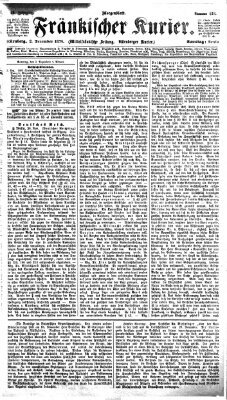 Fränkischer Kurier Samstag 2. Dezember 1876