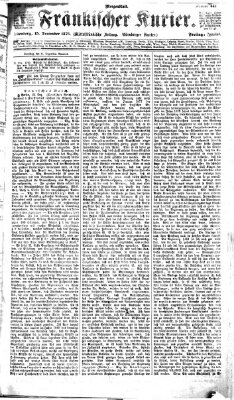 Fränkischer Kurier Freitag 15. Dezember 1876