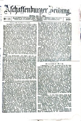 Aschaffenburger Zeitung Freitag 19. Mai 1876