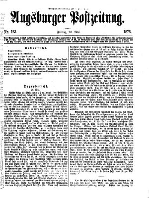 Augsburger Postzeitung Freitag 26. Mai 1876