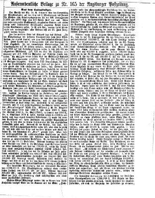 Augsburger Postzeitung Samstag 15. Juli 1876