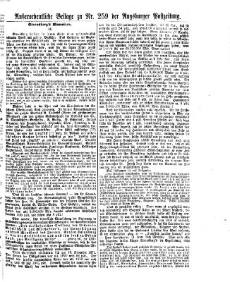 Augsburger Postzeitung Samstag 4. November 1876