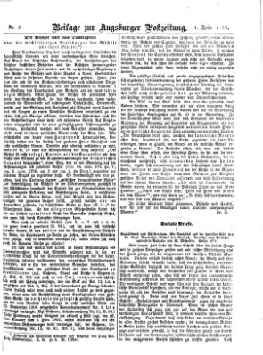 Augsburger Postzeitung. Beilage zur Augsburger Postzeitung (Augsburger Postzeitung) Dienstag 1. Februar 1876