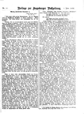 Augsburger Postzeitung. Beilage zur Augsburger Postzeitung (Augsburger Postzeitung) Dienstag 8. Februar 1876