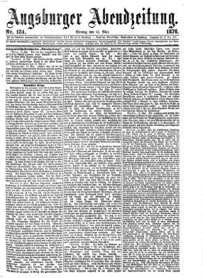 Augsburger Abendzeitung Montag 15. Mai 1876