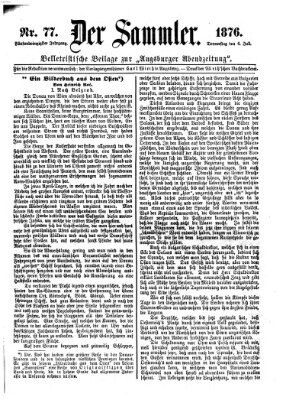 Der Sammler (Augsburger Abendzeitung) Donnerstag 6. Juli 1876