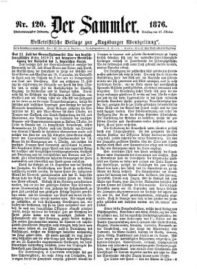 Der Sammler (Augsburger Abendzeitung) Dienstag 17. Oktober 1876