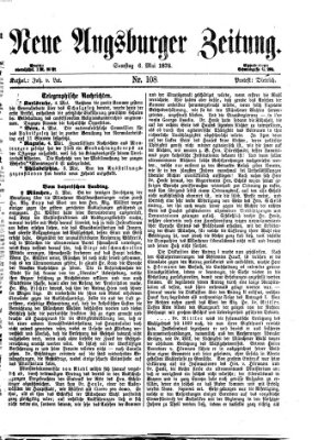 Neue Augsburger Zeitung Samstag 6. Mai 1876