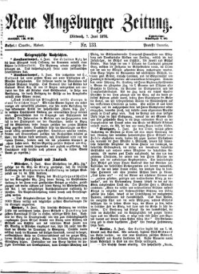 Neue Augsburger Zeitung Mittwoch 7. Juni 1876