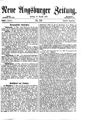 Neue Augsburger Zeitung Freitag 18. August 1876