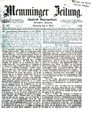 Memminger Zeitung Samstag 6. Mai 1876